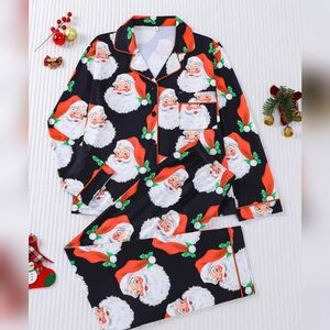 NWOT- Christmas Santa PJ Set
